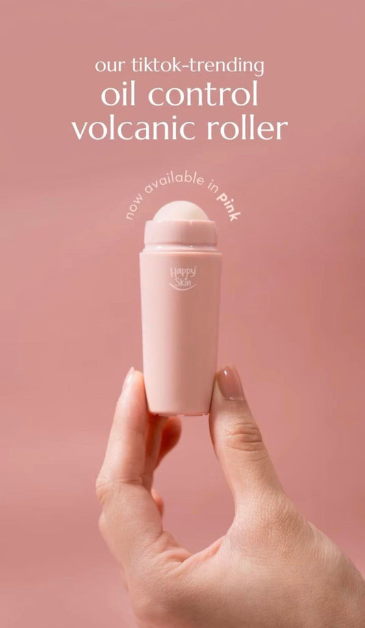 Happy Skin Oil Control Volcanic Roller in PINK